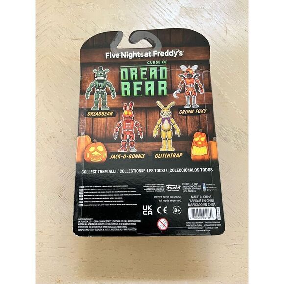 Funko Five Nights at Freddy’s Jack-O-Bonnie Halloween Action Figure Dreadbear - Picture 4 of 5